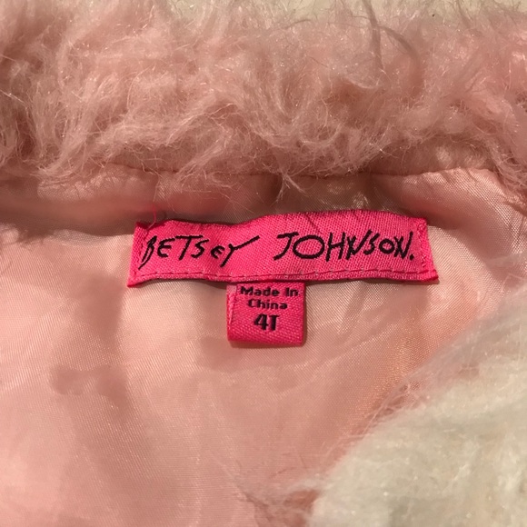 Betsey Johnson faux fur coat - Picture 2 of 3